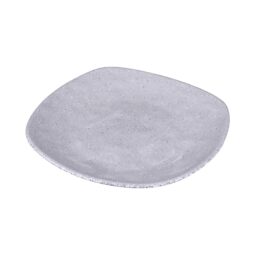 RT10SQ-GS - Melamine Square Plate w/ Rounded Edges - Granite Stone