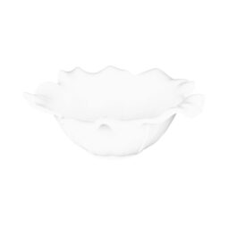 M125FP-NW - Melamine Large Round Flower Bowl - White