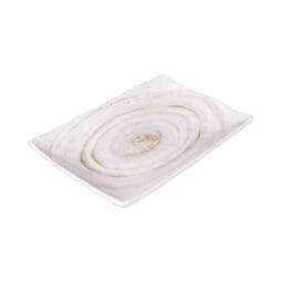 D1281RC-TD - Melamine Rectangular Plate - Taupe Design