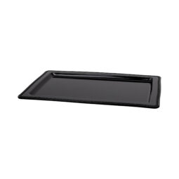 M1812RC-B - Melamine Rectangular Tray (Fits M74P Pedestal) - Black