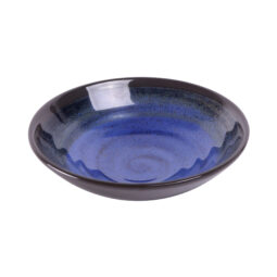 B427067-CD - Melamine Round Bowl - Cobalt Design