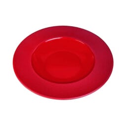 DGB1015R-RG - Melamine Round Past/Soup Bowl - Red Glaze