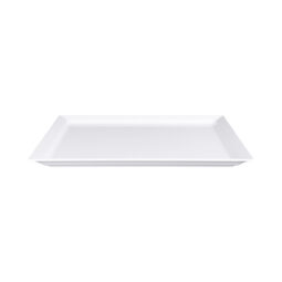 M1412-W - Melamine Rectangular Serving Platter - White