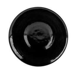 D1006RR-B - Melamine Bowl - Black Matte Finish Outside/Black Gloss Finish Inside