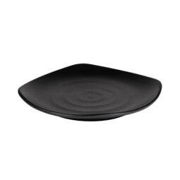 JW1088-B - Melamine Square Plate - Black