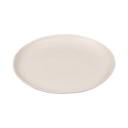 B182106-V - Melamine Round Plate - Vanilla