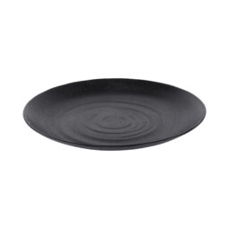 JW7011-B - Melamine Round Plate - Black