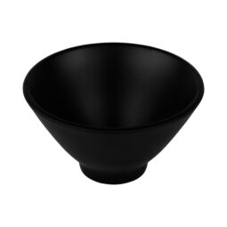 JW124-B - Melamine Round Bowl - Black