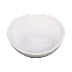 DGB62R-CG - Melamine Irregular Round Bowl - Cream Glaze