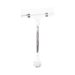 TAGV14 - Polycarbonate Magnetic Spring Sign Holder - Clear Polycarbonate