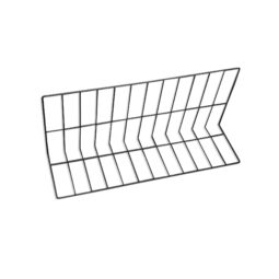W81228-B - Metal Wire Divider - Vinyl Coated Black