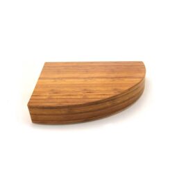 M1512TR-BB - Melamine Quarter Oval Riser - Bamboo