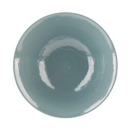 D1007RR-ABY - Melamine Bowl - Aubergine Matte Finish Outside/Abyss Gloss Finish Inside