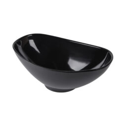 M138OV-B - Melamine Oval Bowl - Black