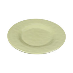 D11P-WWG - Melamine Round Plate - Weeping Willow Green