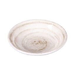 D7134R-TD - Melamine Round Bowl - Taupe Design