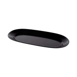 M17RC-B - Melamine Long Oval Platter - Black