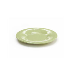 D6P-WWG - Melamine Round Plate - Weeping Willow Green