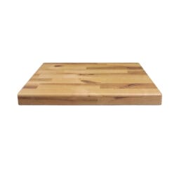 M121815-BUB - Melamine Rectangular Riser - Butcher Block
