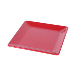 M99SQ-CBR - Melamine Square Plate - Cranberry