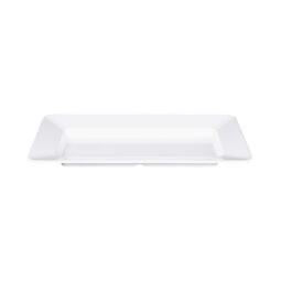 B815RC-W - Melamine Rectangular Plate - White