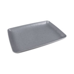 RT16RC-GS - Melamine Rectangular Platter - Granite Stone