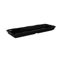 M618-B - Melamine Rectangular Organic Tray - Black