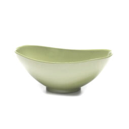 M138OV-WWG - Melamine Oval Bowl - Weeping Willow Green
