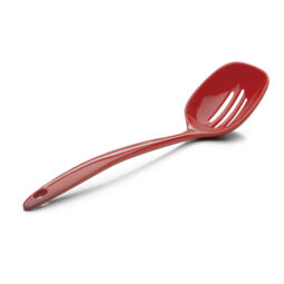 MSP12S-CBR - Melamine Slotted Spoon - Cranberry