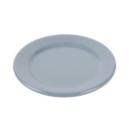 D612PL-ABY - Melamine Round Rim Plate - Abyss