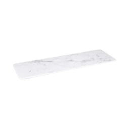 M186RCM-C - Melamine Rectangular Serving Board - Carrara Marble
