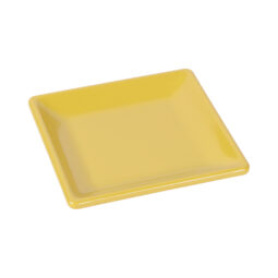 D55SQ-OO - Melamine Square Plate - Olive Oil