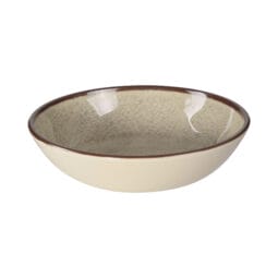 DB8225M-V - Melamine Round Crackle Bowl - Vanilla