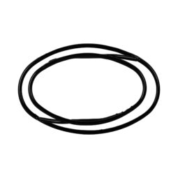 SS3OV-RC - Rubbercoated Steel Oval Reversible Rubber Coated Steel Platter Stand - Black