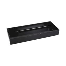 M6152-B - Melamine Rectangular Bin - Black