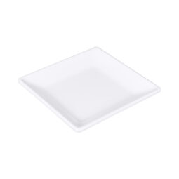 D77SQ-W - Melamine Square Plate - White