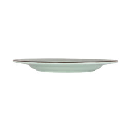 D850M-H - Melamine Round Crackle Plate - Hemlock