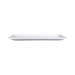 M189RC-W - Melamine Rectangular Coupe Platter - White