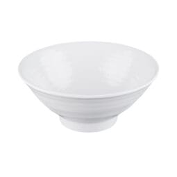 D1005RR-W - Melamine Bowl - White Matte Finish Outside/White Gloss Finish Inside