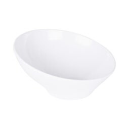 M115-NW - Melamine Round Bowl - White