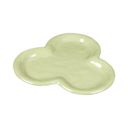 D825P-WWG - Melamine 3 Compartment Plate - Weeping Willow Green
