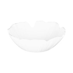 M124PL-NW - Melamine Palm Leaf Bowl - White