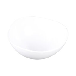 M10OV-NW - Melamine Almost Oval Bowl - White