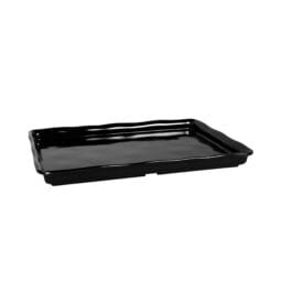 M1318-B - Melamine Rectangular Organic Tray - Black