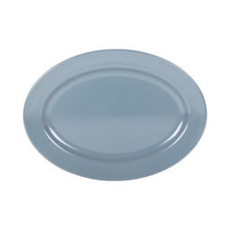 D1014OV-ABY - Melamine Oval Rim Platter - Abyss
