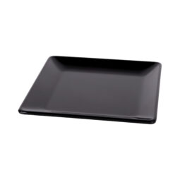 M99SQ-B - Melamine Square Plate - Black
