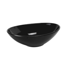 M127-B - Melamine Oblong Large Bowl - Black