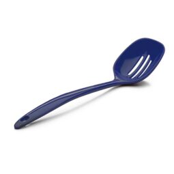 MSP12S-BL - Melamine Slotted Spoon - Blue