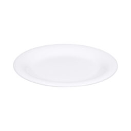 B586PL-W - Melamine Round Plate - White