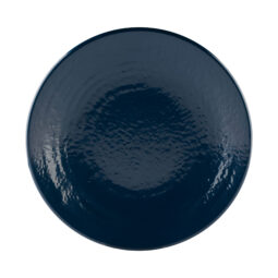 D10RR-LAP - Melamine Round Pebble Plate - Lapis